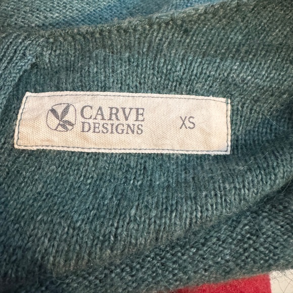 LAST CHANCE Carve Designs Colorblock Alpaca Wool Sweater - Picture 5 of 5